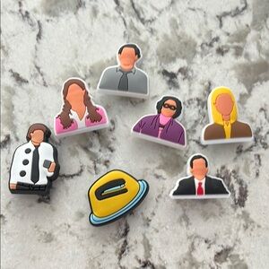 The Office Character Shoe Charms Set (7 Charms)